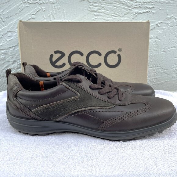 Ecco Other - NWT ECCO Men's Brown Strike Tie Leather Suede Comfort Derby Shoes